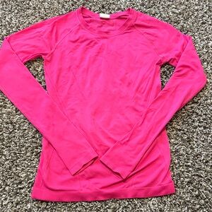 Athleta Fuchsia Long Sleeve Top